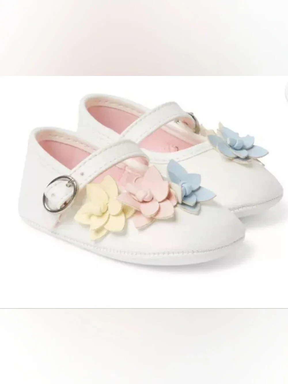 Baby Rosette Ballet Flat - Floral Mary Janes Infant - Janie And Jack - 6-12 Mo